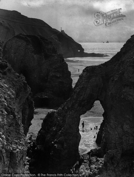 Photo of Perranporth, Retreat Rocks 1925