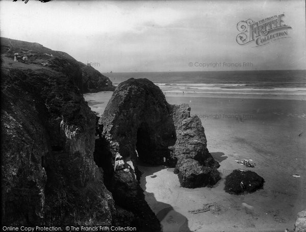 Photo of Perranporth, Rocks And Sands 1925
