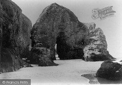 Shag Rock c.1900, Perranporth