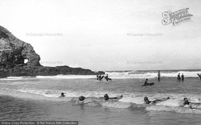 Photo of Perranporth, Surf Bathing 1925