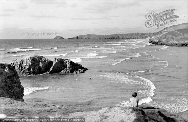 Photo of Perranporth, The Bay c.1958