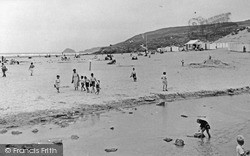 Perranporth, the Beach c1955