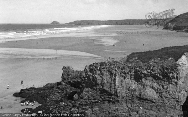 Photo of Perranporth, The Beach c.1960