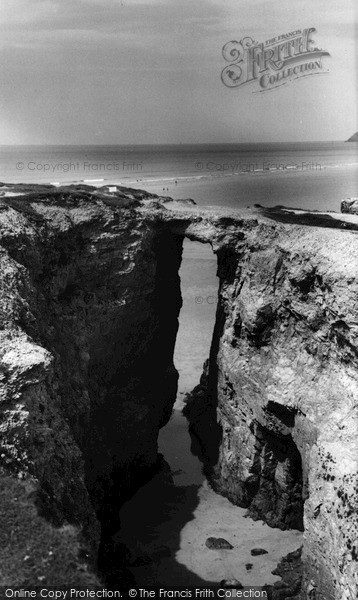 Photo of Perranporth, The Cliffs c.1960