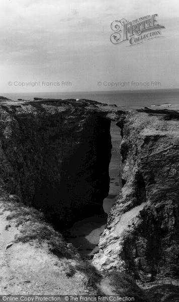 Photo of Perranporth, The Cliffs c.1960