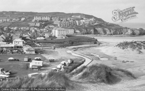 Photo of Perranporth, the Ponsmere Hotel 1936
