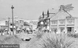 "The Red House Garage" And Village c.1960, Perranporth