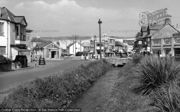 Photo of Perranporth, The River And Village c.1960