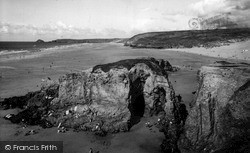 The Rocks And Sands c.1960, Perranporth