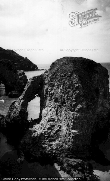 Photo of Perranporth, The Rocks c.1960