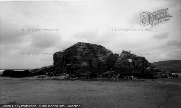 Photo of Perranporth, The Rocks c.1960