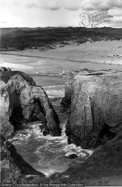 Photo of Perranporth, The Sands c.1959