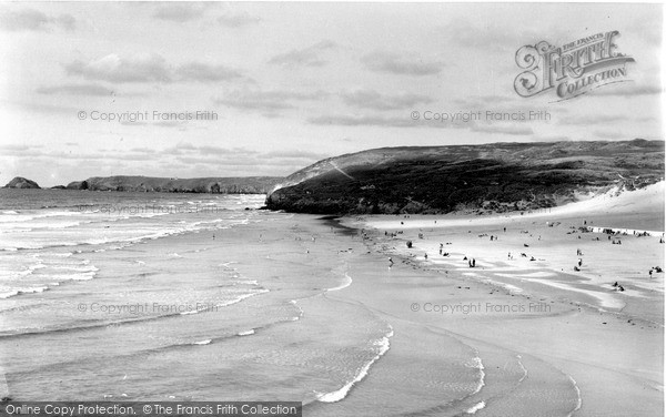 Photo of Perranporth, The Sands c.1959