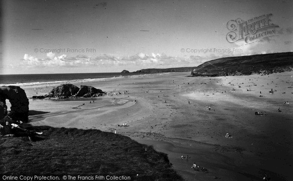 Photo of Perranporth, The Sands c.1960
