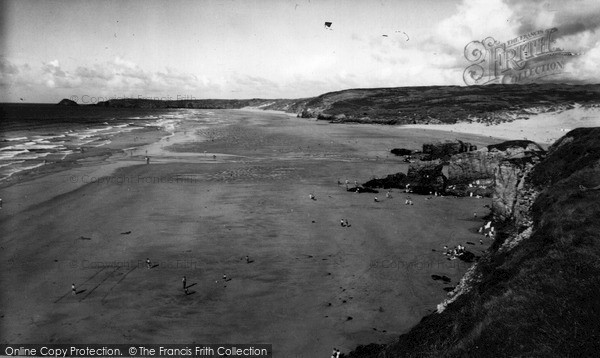 Photo of Perranporth, The Sands c.1960