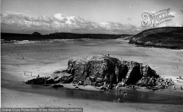 Photo of Perranporth, The Sands c.1960