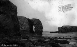 Tower And Chapel Rocks 1914, Perranporth