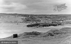 Town From Look-Out Point c.1960, Perranporth