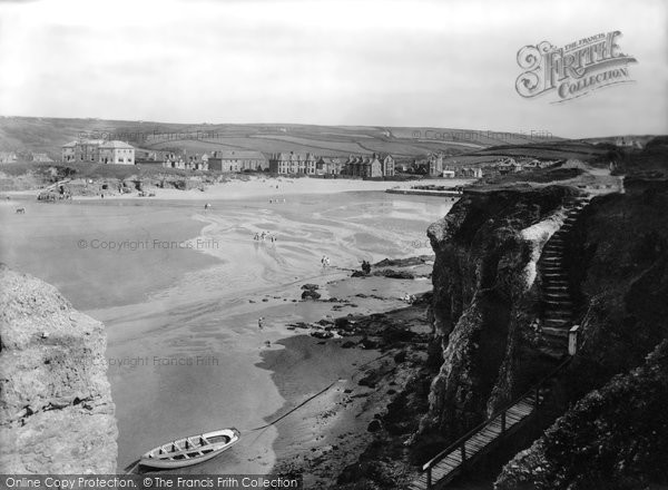 Photo of Perranporth, View From Beach 1925
