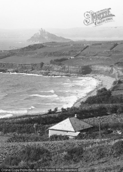 Photo of Perranuthnoe, The Bay And St Michael's Mount c.1950