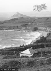 The Bay And St Michael's Mount c.1950, Perranuthnoe