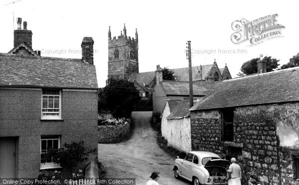 Photo of Perranuthnoe, The Village And Church c.1960