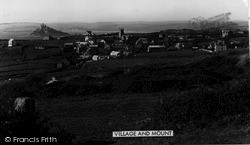 Village And St Michael's Mount c.1950, Perranuthnoe