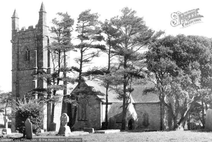 Photo of Perranzabuloe, St Piran's Church c.1955