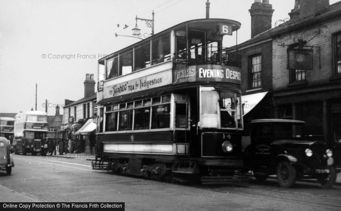Photo of Perry Barr,  Birchfield Road Tram Terminus c.1935
