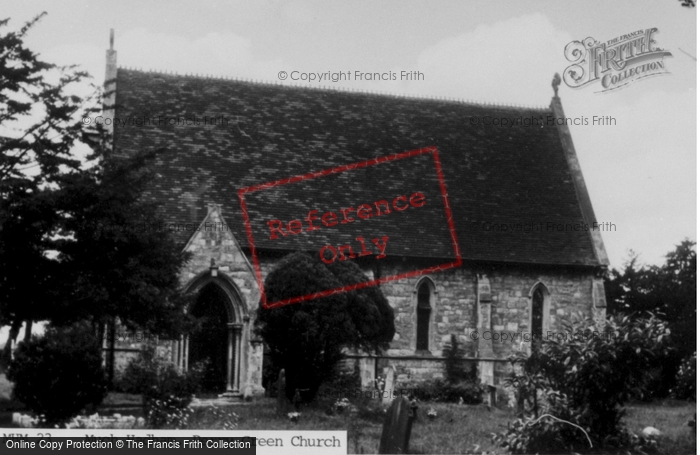 Photo of Perry Green, St Thomas' Church c.1955