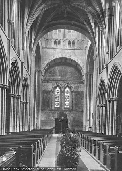Photo of Pershore, Abbey Interior 1924