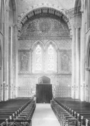 Abbey, Nave West 1904, Pershore