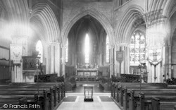 Abbey, The Choir c.1955, Pershore