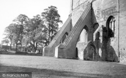 Abbey, The Flying Buttress c.1960, Pershore