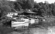 Boats On The River Avon c.1955, Pershore