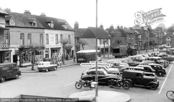 Photo of Pershore, Broad Street c.1955