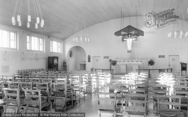 Photo of Pershore, Catholic Church Interior c.1960
