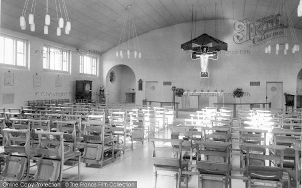Photo of Pershore, Catholic Church Interior c.1965
