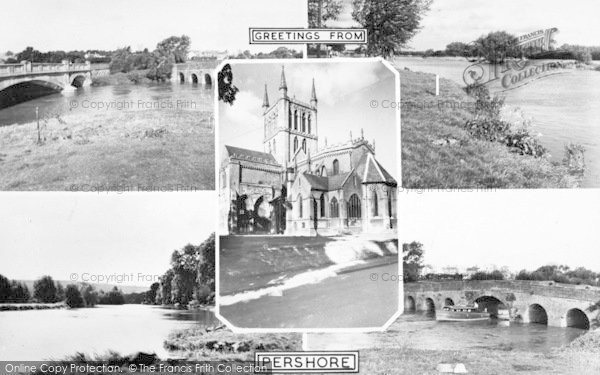 Photo of Pershore, Composite c.1960