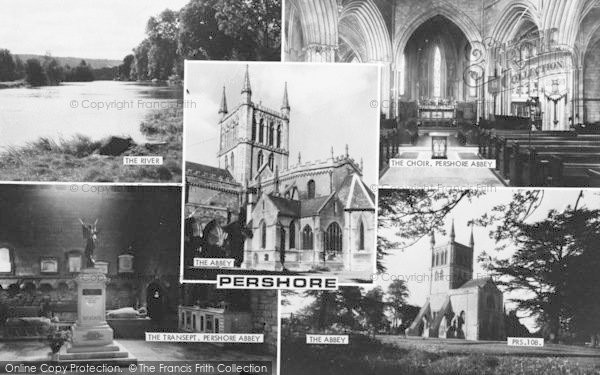 Photo of Pershore, Composite c.1965