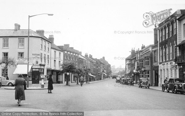 Photo of Pershore, High Street c.1955