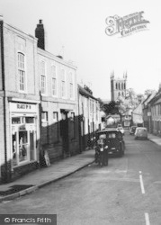 Priest Lane c.1965, Pershore