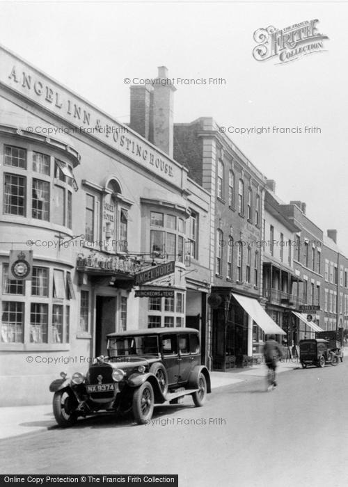 Photo of Pershore, The Angel Inn, Bridge Street 1931
