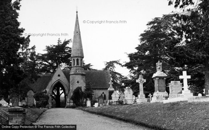 Photo of Pershore, The Cemetery 1955