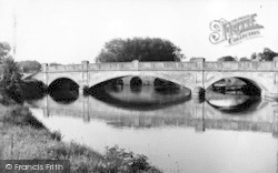 The New Bridge c.1955, Pershore