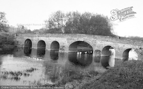 Photo of Pershore, The Old Bridge c.1955