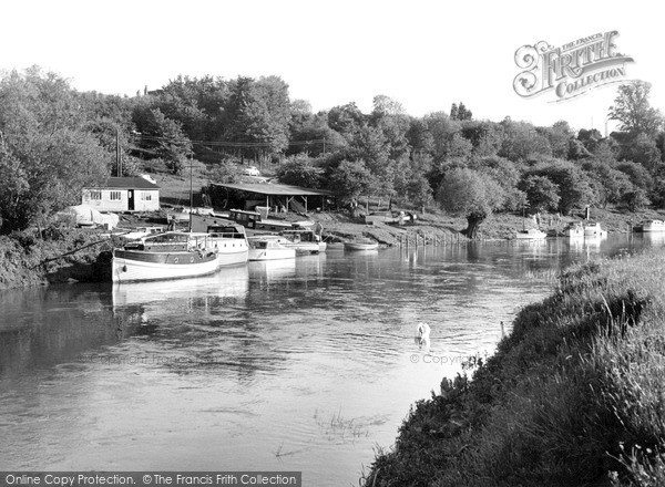 Photo of Pershore, The River Avon c.1955