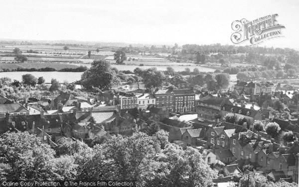 Photo of Pershore, View From The Abbey Tower c.1960