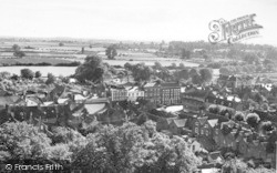 View From The Abbey Tower c.1960, Pershore