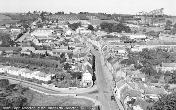 Photo of Pershore, View Of Newlands From The Abbey Tower c.1960